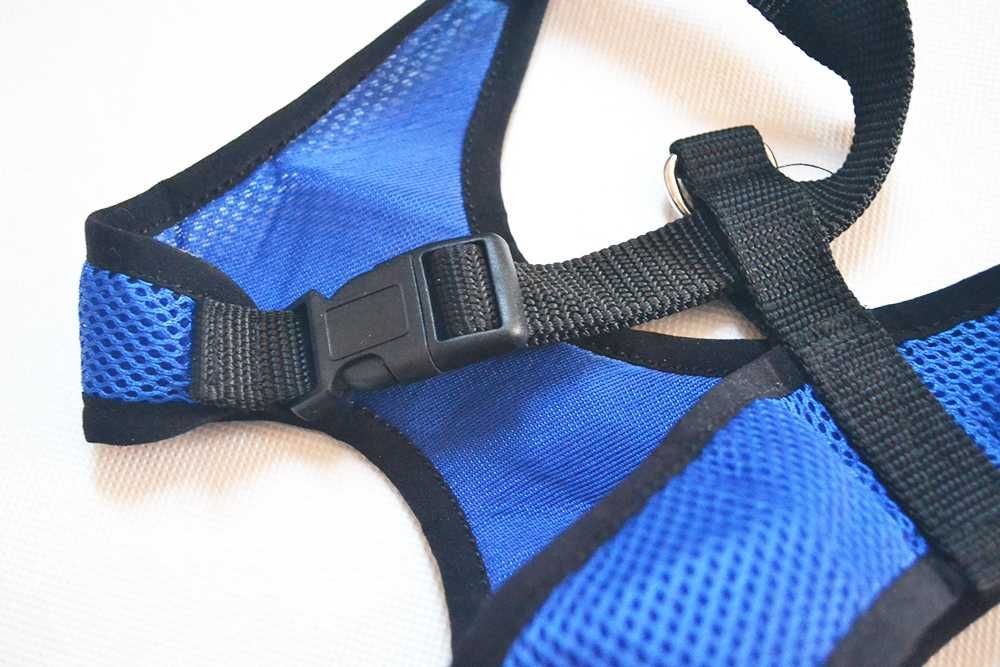 Szelki dla kota niebieskie