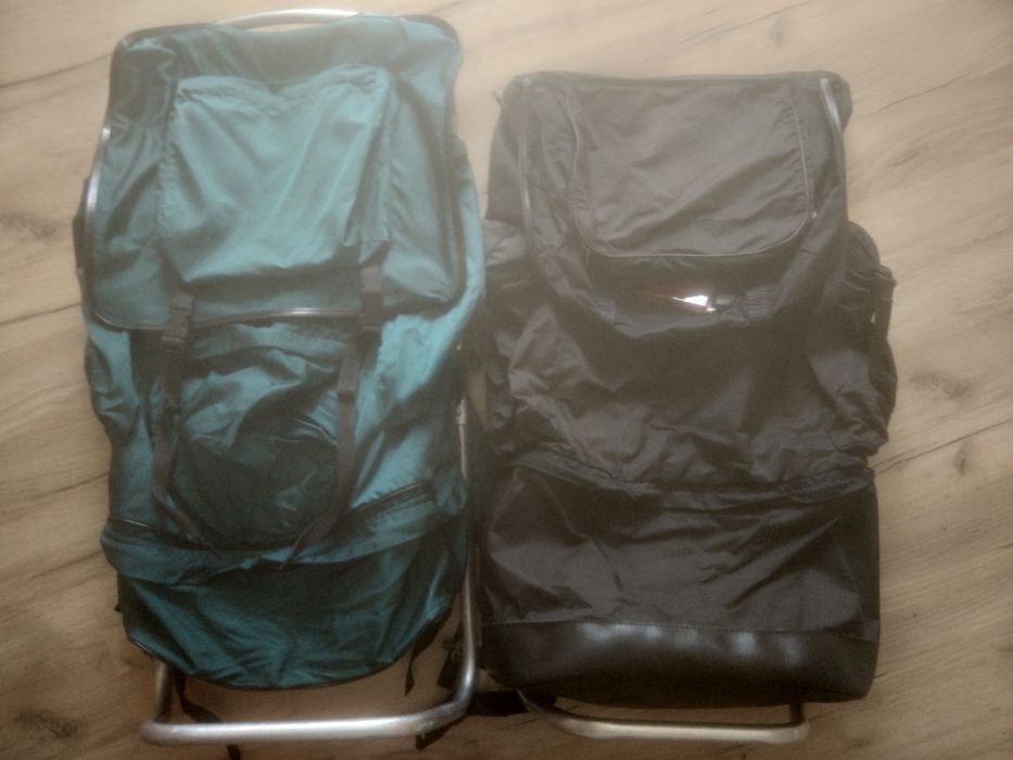 2 w cenie 1 Plecaki ze stelażem zielony i czarny