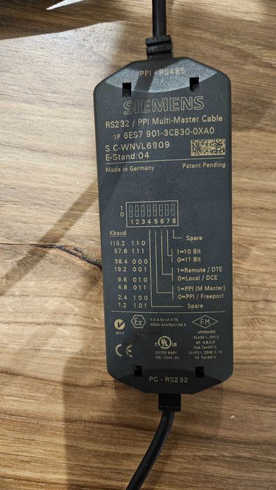PLC Siemens Simatic S7-200 + kabel PPI Multi-Master