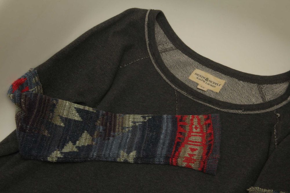 Polo Ralph Lauren рр S толстовка из хлопка ацтекское плетение