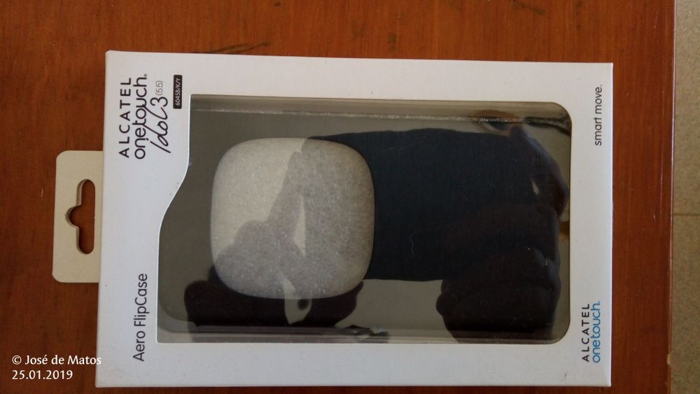 Capa original Alcatel Idol 3 de 5.5 polegadas.