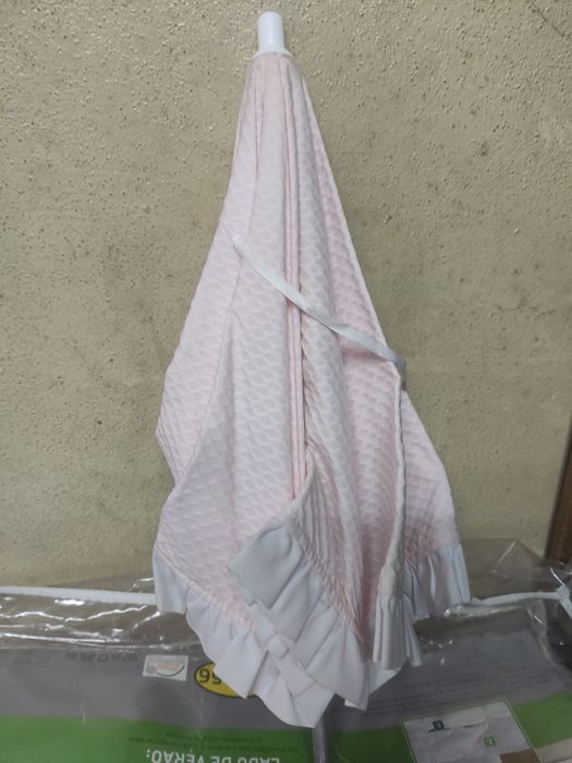 Sombrinha rosa para carrinho de passeio