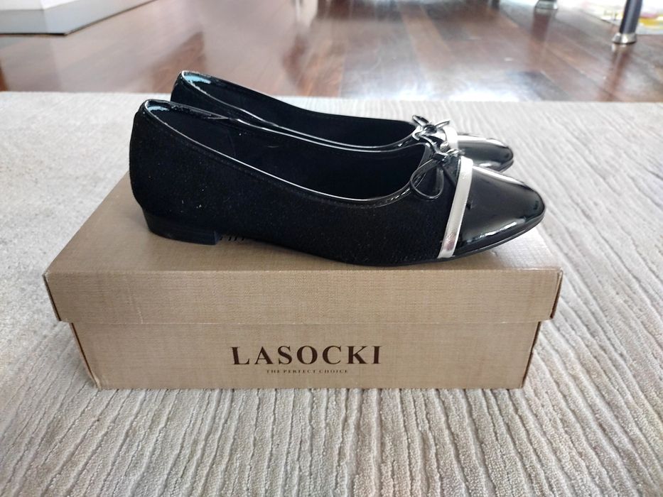 CCC Clara barson 38 czarne eleganckie damskie buty na teraz do pracy