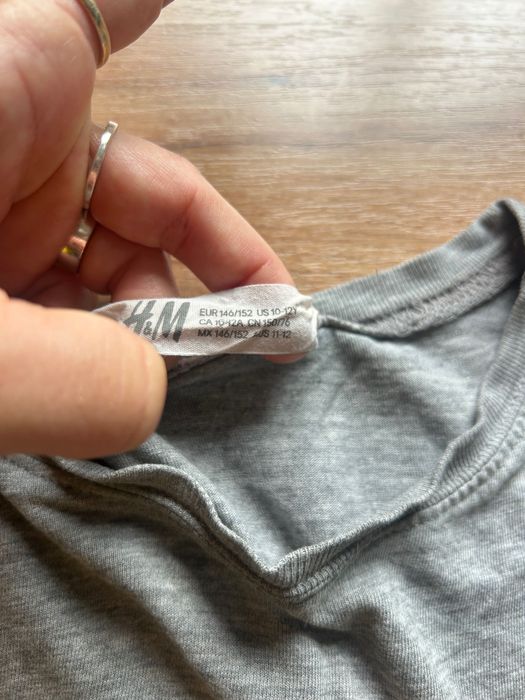 H&M GoSK8 T-shirt młodzieżowy nadruk SK8 R.146