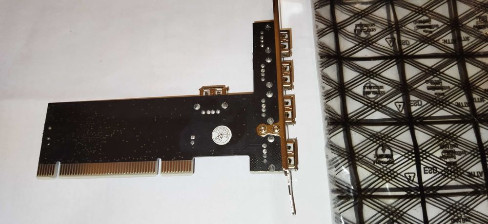 Новый адаптер PCI  на 5 портов  USB  2,0 для стационарного ПК