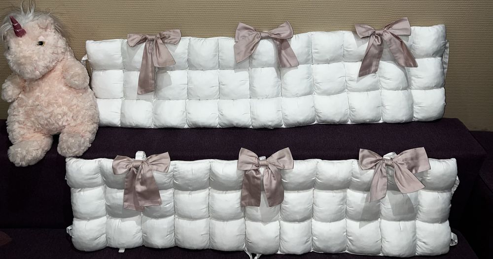 Бортики на круглую и овальную кроватку