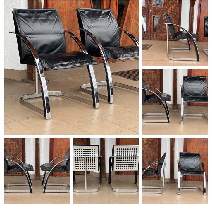 Girsberger para krzesel biurowych postmodern