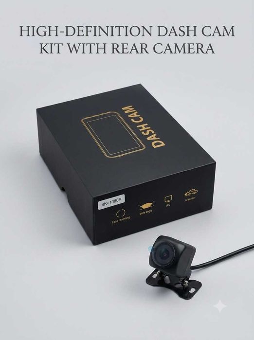 HD Front and Rear Dash Camera Kit