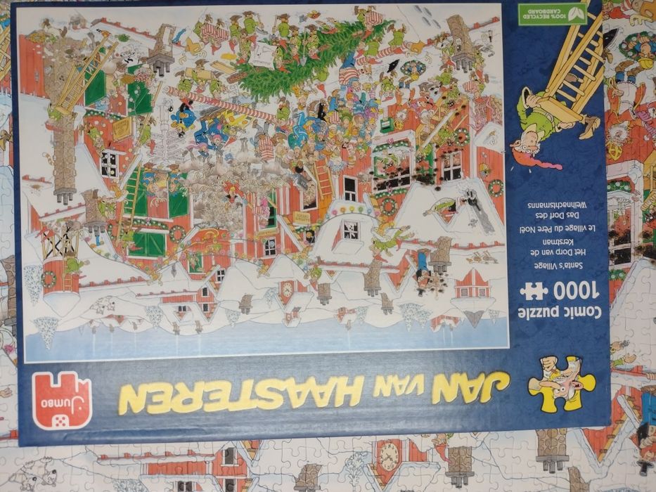Puzzle Jumbo Jan van Haasteren 1000 święta Jędrzejów • OLX.pl
