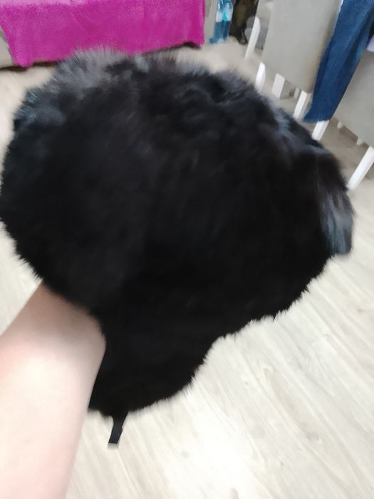 Extra czapka uszatka królik czekoladowy brąz