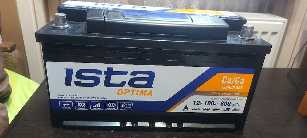 Аккумулятор ista optima 100ah