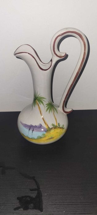 Jarra/Bilha Decorativa em Cerâmica Vieira - Pintada à Mão