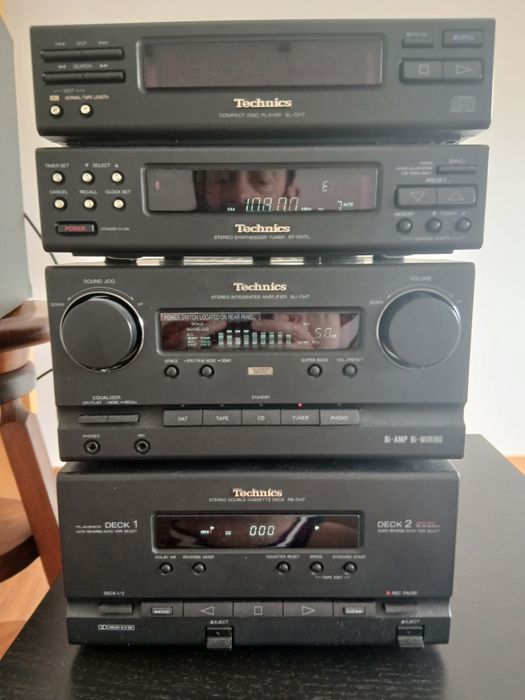 Aparelhagem Vintage Technics SC-CH7 com Colunas (Módulos Individuais ou Conjunto)