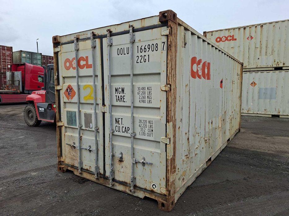 Kontener Morski Używany 20'DC, magazyn, 6 metrów, sprawny i szczelny