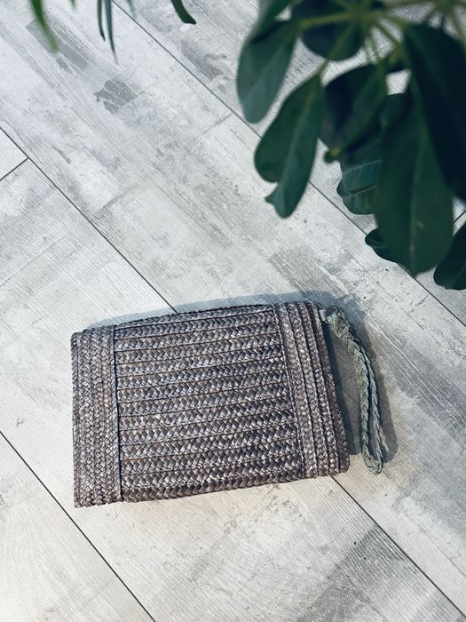 Torebka pleciona kopertówka