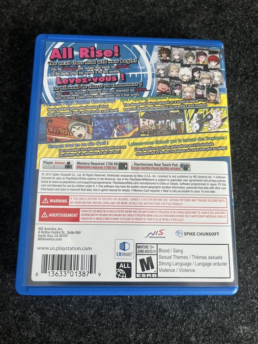 Danganronpa 2: Goodbye Despair PS Vita