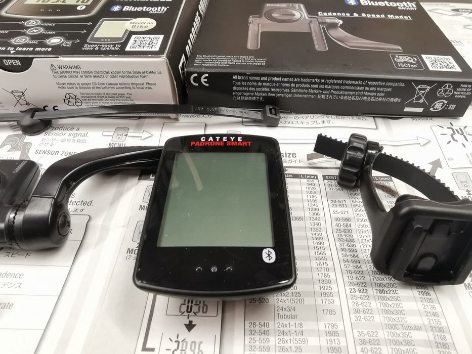 Licznik Cateye Padrone Smart + ISC-12 czujnik prędkości i obrotów