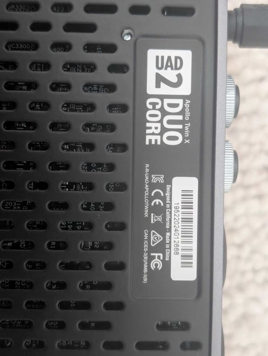 Universal Audio Apollo Twin X DUO Core (Thunderbolt 3)