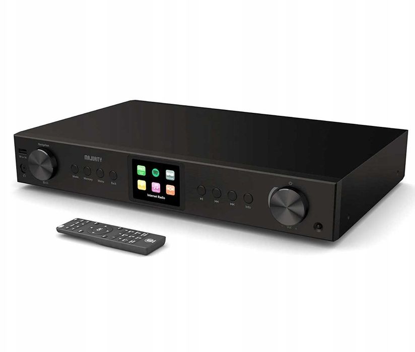 Tuner Radiowy Cyfrowy Majority Fitzwilliam 2024/DAB+/Spotify/Internet