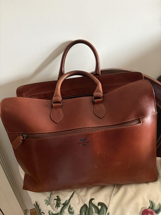 Conjunto de malas Ted Benson em pele