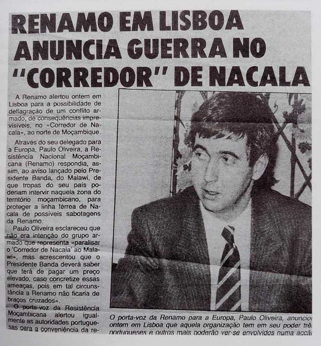 Moçambique - RENAMO Uma descida ao coração das trevas, de Paulo Oliveira
