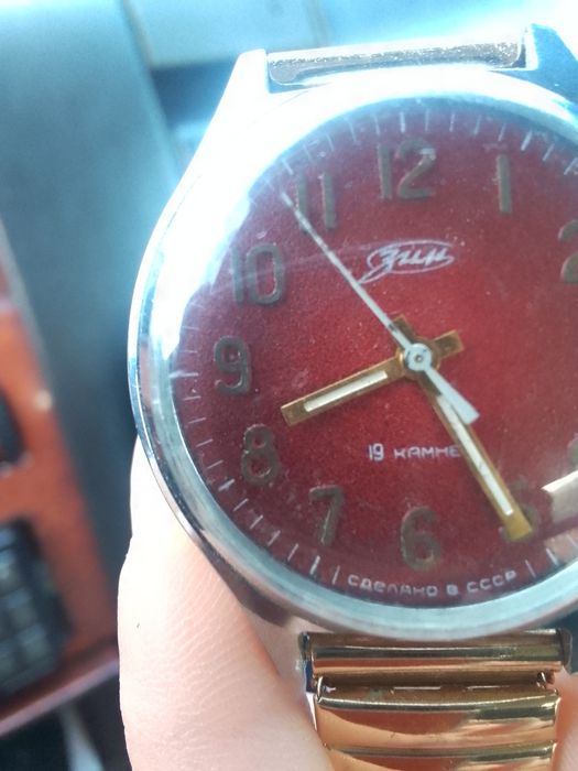 Trzy zegarki męskie mechaniczne