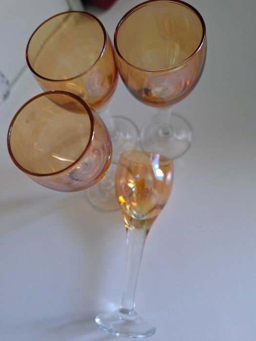 Kieliszki z lat PRL 4szt vintage