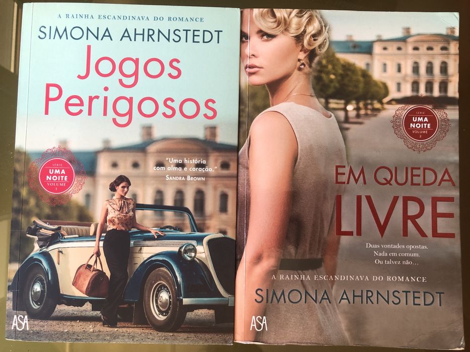 Jogos Perigosos  e Em Queda Livre  Simona Ahrnstedt