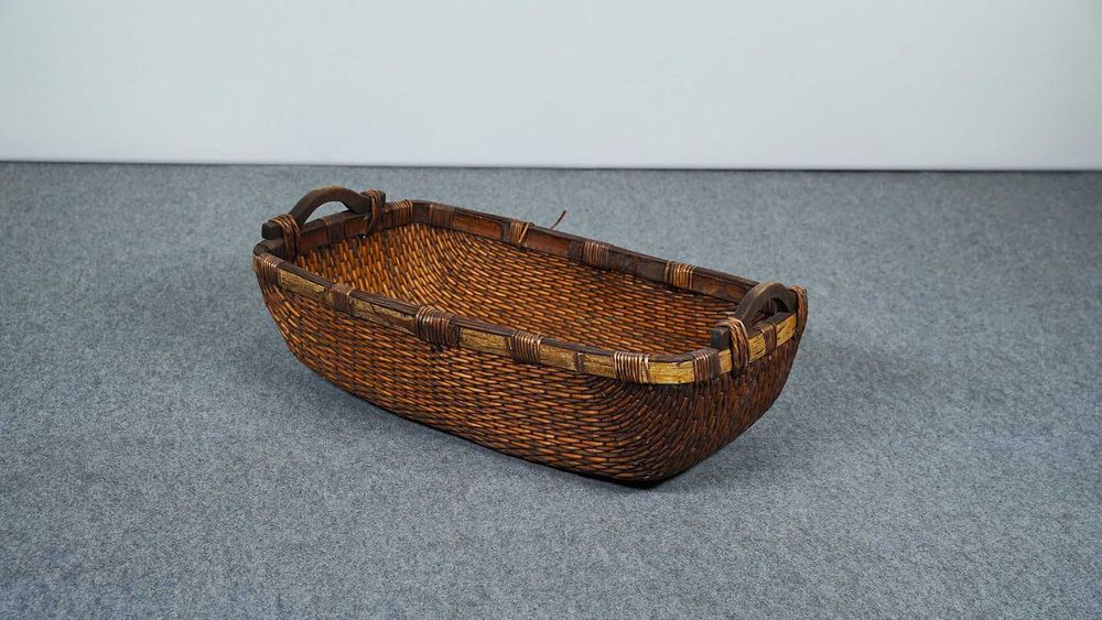 Cesto de vime vintage