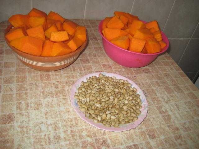 Насіння гарбуза сорту Баттернат, мускатний гарбуз.