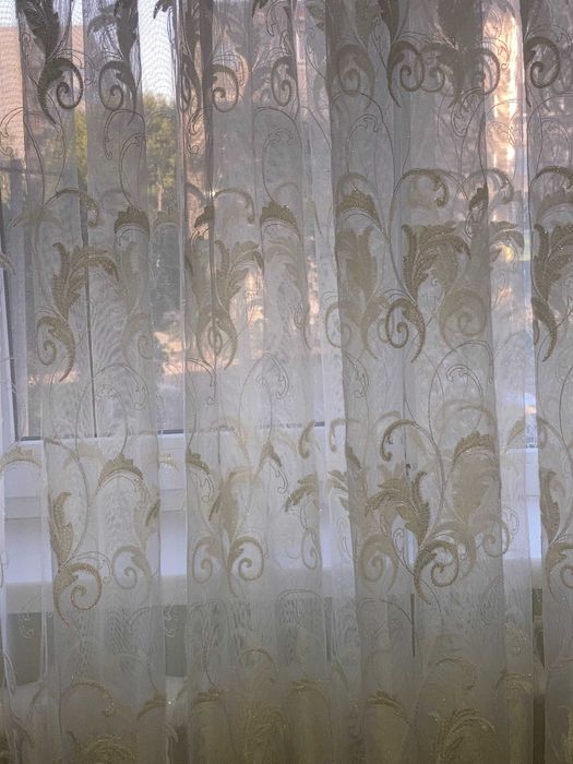 Тюль ( кремова) 2,60*6,20
