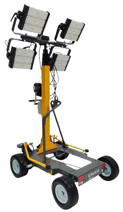 Maszt oświetleniowy Enar Stella 5m Lampa budowlana LED 600W 3800m2