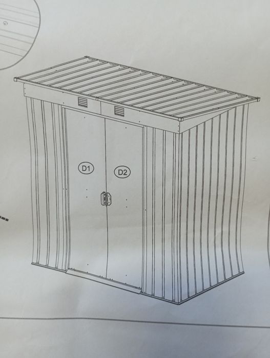 Abrigo para jardim novo