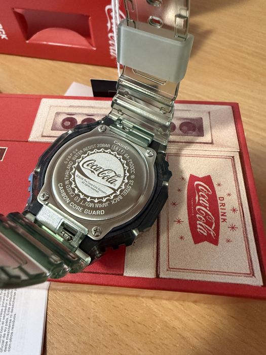 Nowy paragon gwarancja Casio G-Shock GA 2100CC coca cola