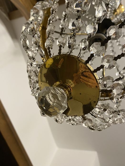 Lampa wiszaca krysztalki