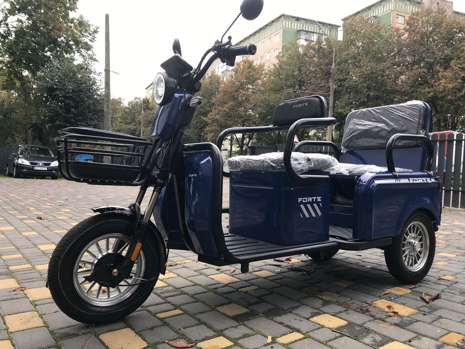 Електро трицикл  вантажопасажирський карго Kubi 2025 Акція виробника