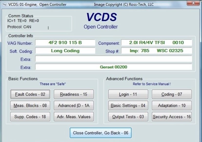 VCDS HEX-V2 program i interfejs