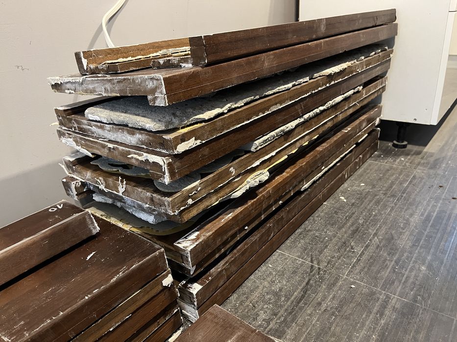 Trepy schody merbau/wenge z demontażu