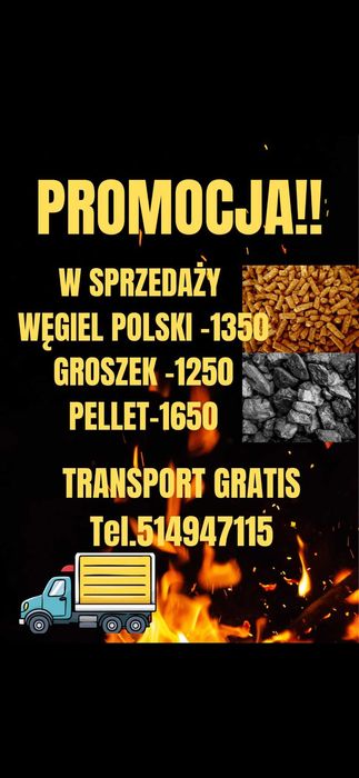 Węgiel orzech, groszek, pelet