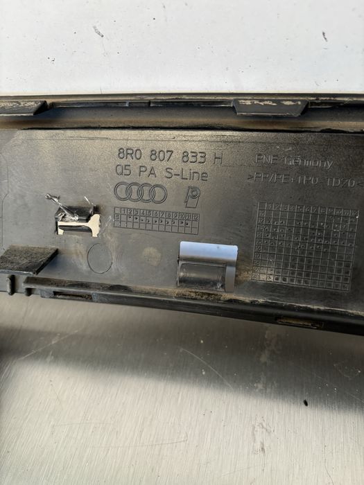 Audi Q5 I 1 8R 8R0 lift fl s-line dokładka zderzaka tył tylna dyfuzor