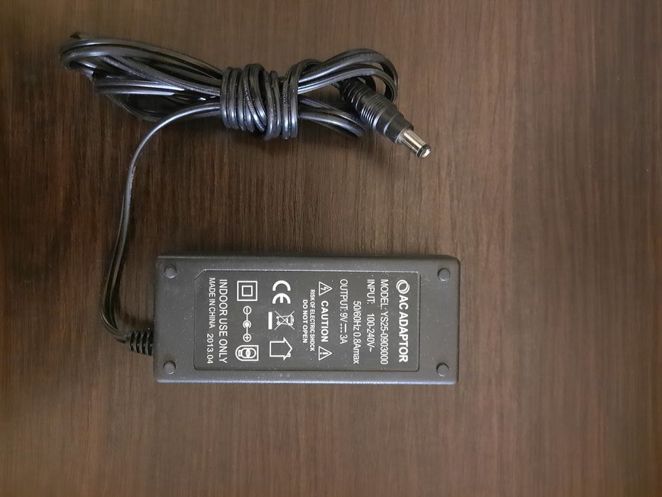 Блок питания 9V 3A Штекер 5.5 на 1.7 мм