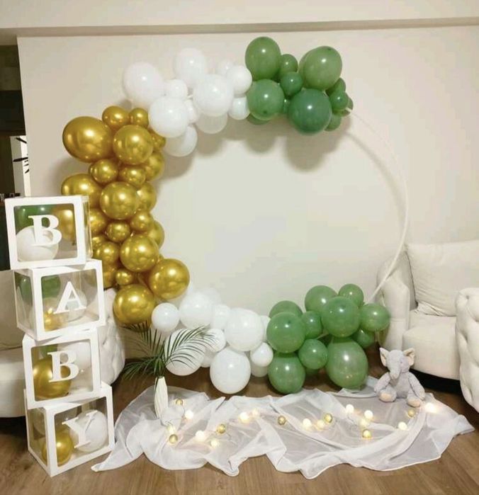 Stelaż na balony wiszący chrzest 18-stka roczek komunia baby shower