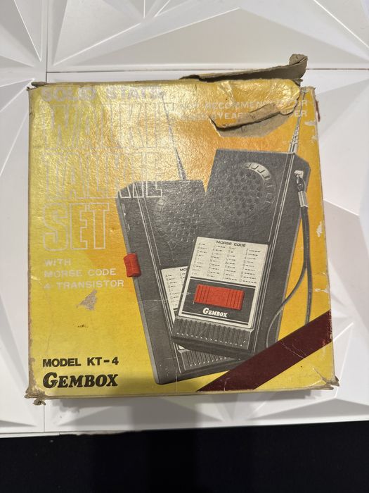 Walkie Talkie set anos 70