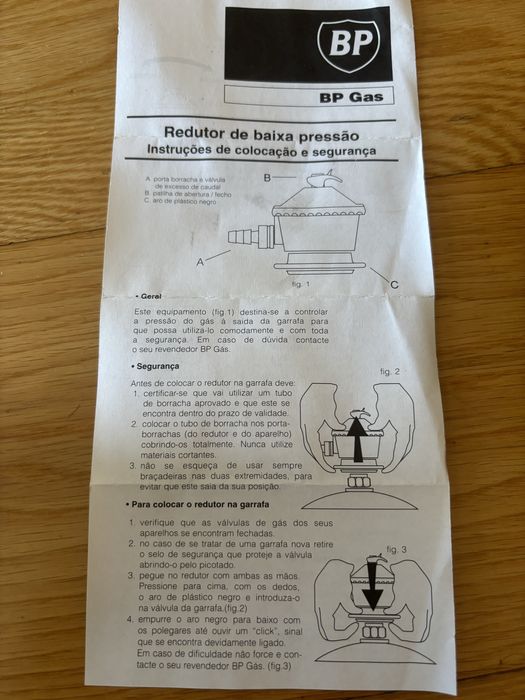 Redutor de baixa pressão Butano BP Gas novo