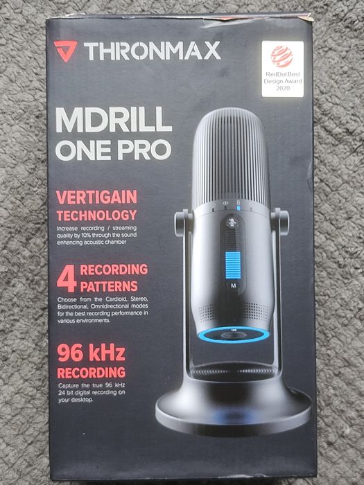 Thronmax MDrill One PRO – mikrofon USB 96 kHz/24 bit - nowy