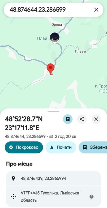Плай 4км Тухолька під буд. 118 сот.