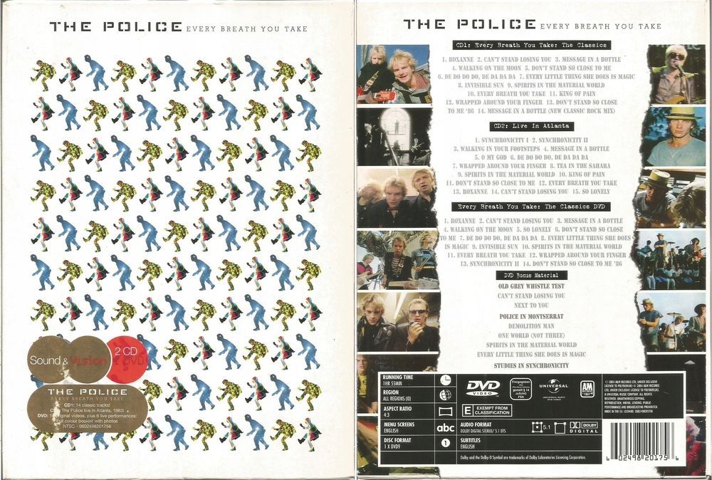 THE POLICE - Every Breath You Take (Deluxe Digipack) 2CD+DVD [EU]