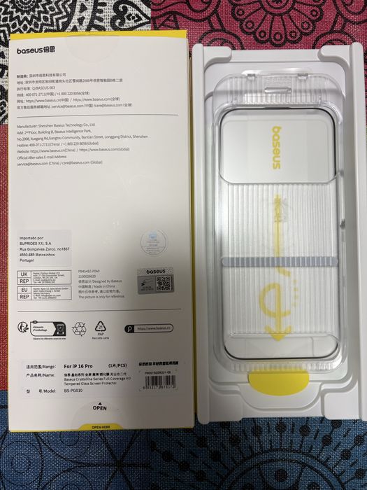 Película de vidro premium para iphone 16 Pro Max