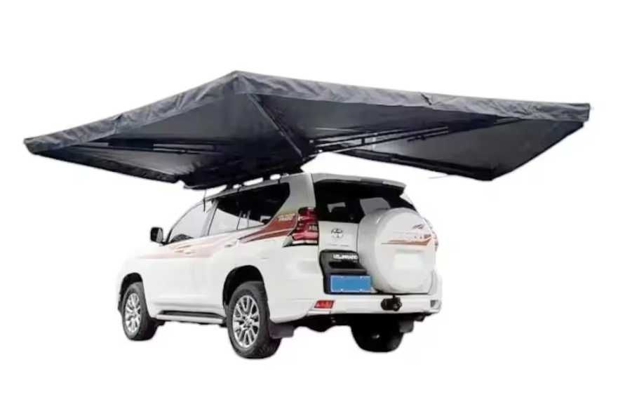 Toldo Lateral 2.5M - Awning 270º - Cinza com luz Led