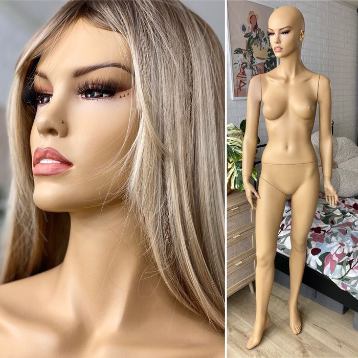 Manekin mega premium bardzo realistyczny jak żywy piękny cała postać kobieta zgrabny wysoki ekspozycja  wystawowy okazja tanio !